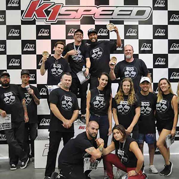 59 / 5,000 Translation results Translation result un événement d'entreprise au k1 speed caen avec groupe au podium